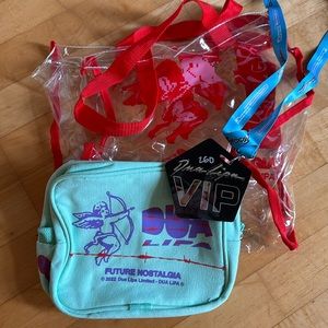 Dua Lipa VIP goodies from Future Nostalgia tour (set of two)